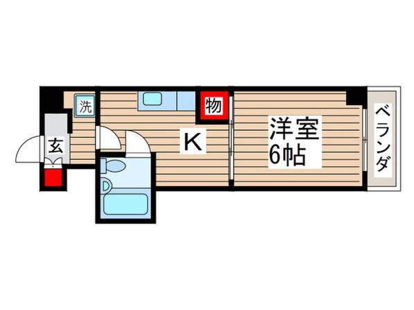 アドバンス１号館の物件間取画像